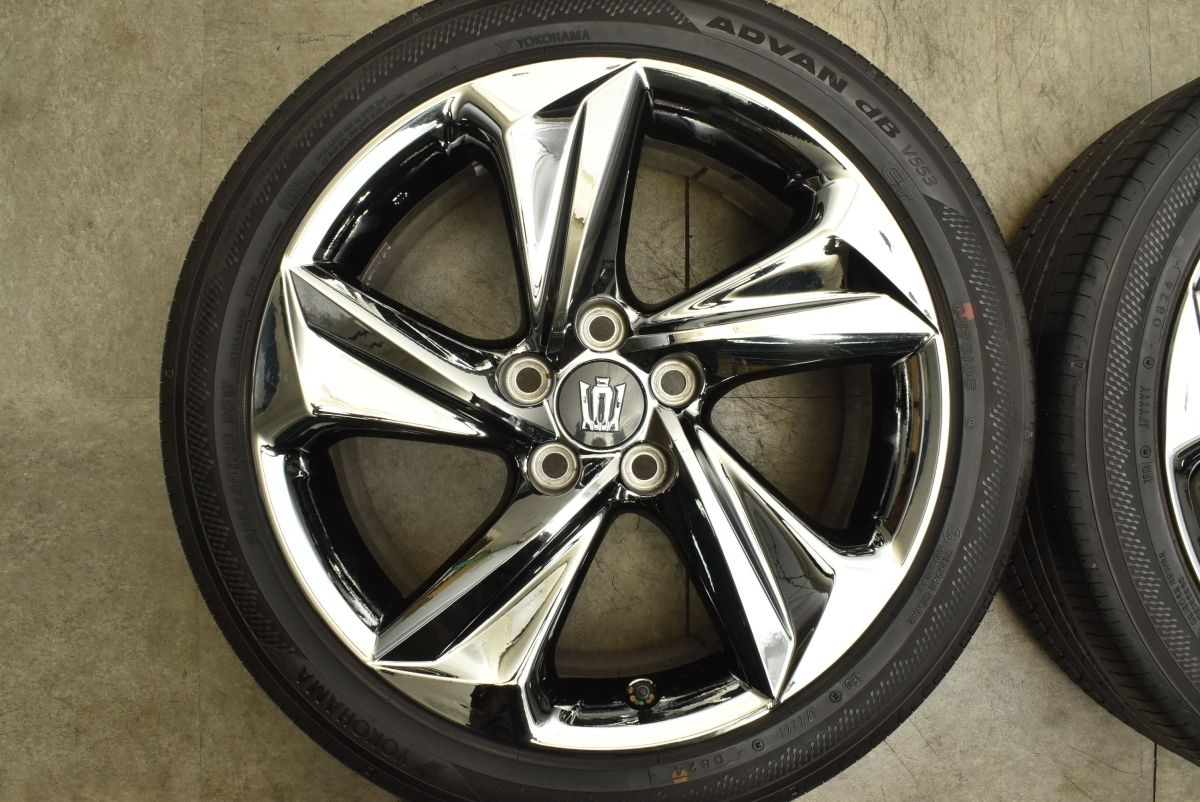 バリ溝】トヨタ 220 クラウン RS アドバンス 純正 18in 8J +45 PCD114