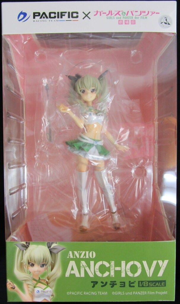 GIRLS - ガールズ&amp;パンツァー×PACIFIC アンチョビ 1/8 完成品 フィギュア PULCHRA(プルクラ) 中古】(本体A/箱B)ガールズ＆パンツァー × PACIFIC アンチョビ