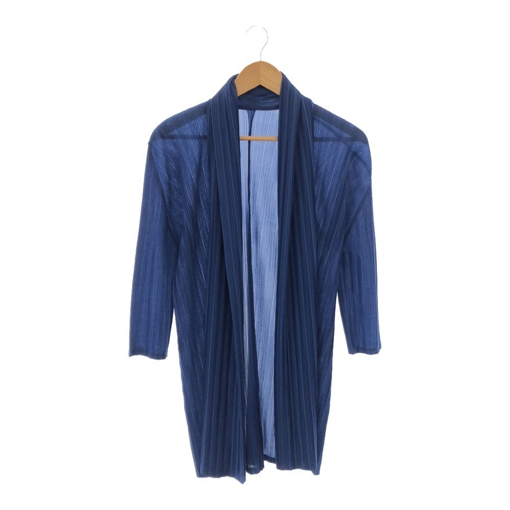 美品✨プリーツプリーズ カーディガン 長袖 ジャケット ボレロ グレー 3 PLEATS PLEASE 美品 ISSEY MIYAKE プリーツプリーズ イッセイ