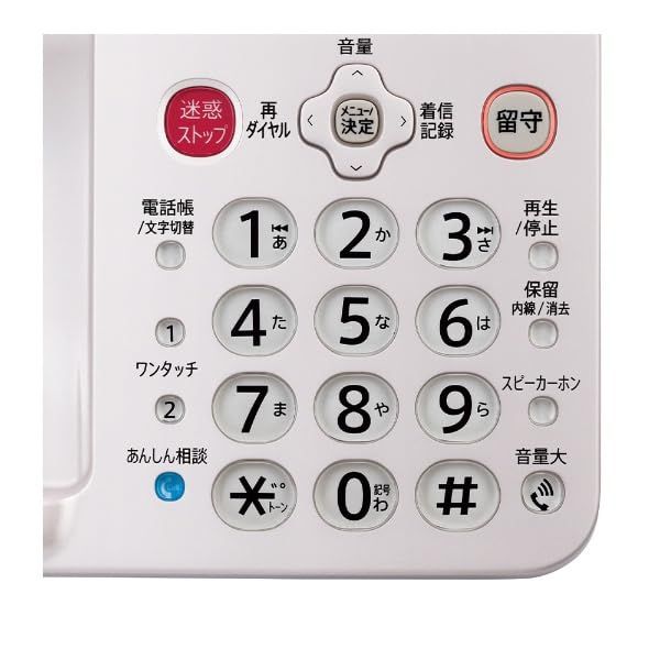 シャープ 電話機 コードレス 子機2台付き 振り込め詐欺対策機能搭載 JD-AT95CW