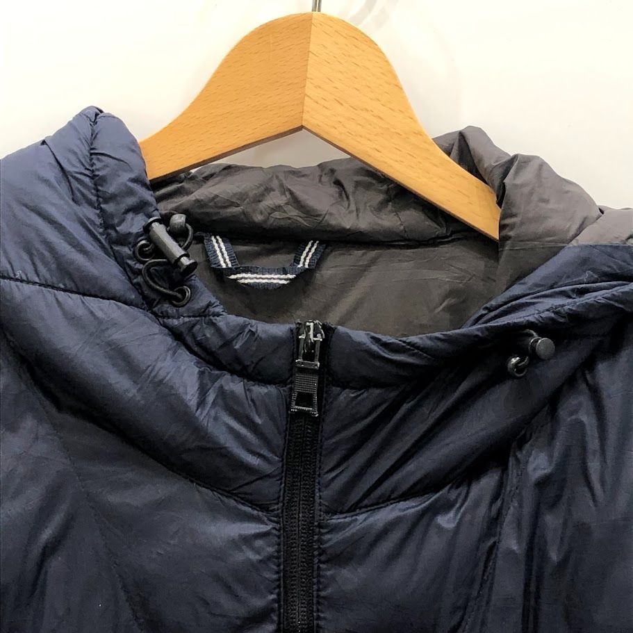 NAUTICA◆ダウンジャケット/XXL/ナイロン/GRN/nmj34147 90s ノーティカ 刺繍 リバーシブル ナイロン ダウンジャケット XXL