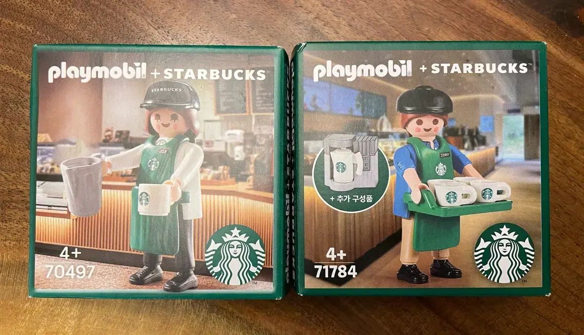 韓国のみ Starbucks(スターバックス) プレイモービル バリスタ 精霊 パートナー ゾーイ