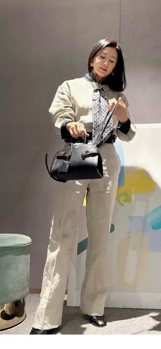 フェラガモ リネンシャツ キム ヒエ シャツ