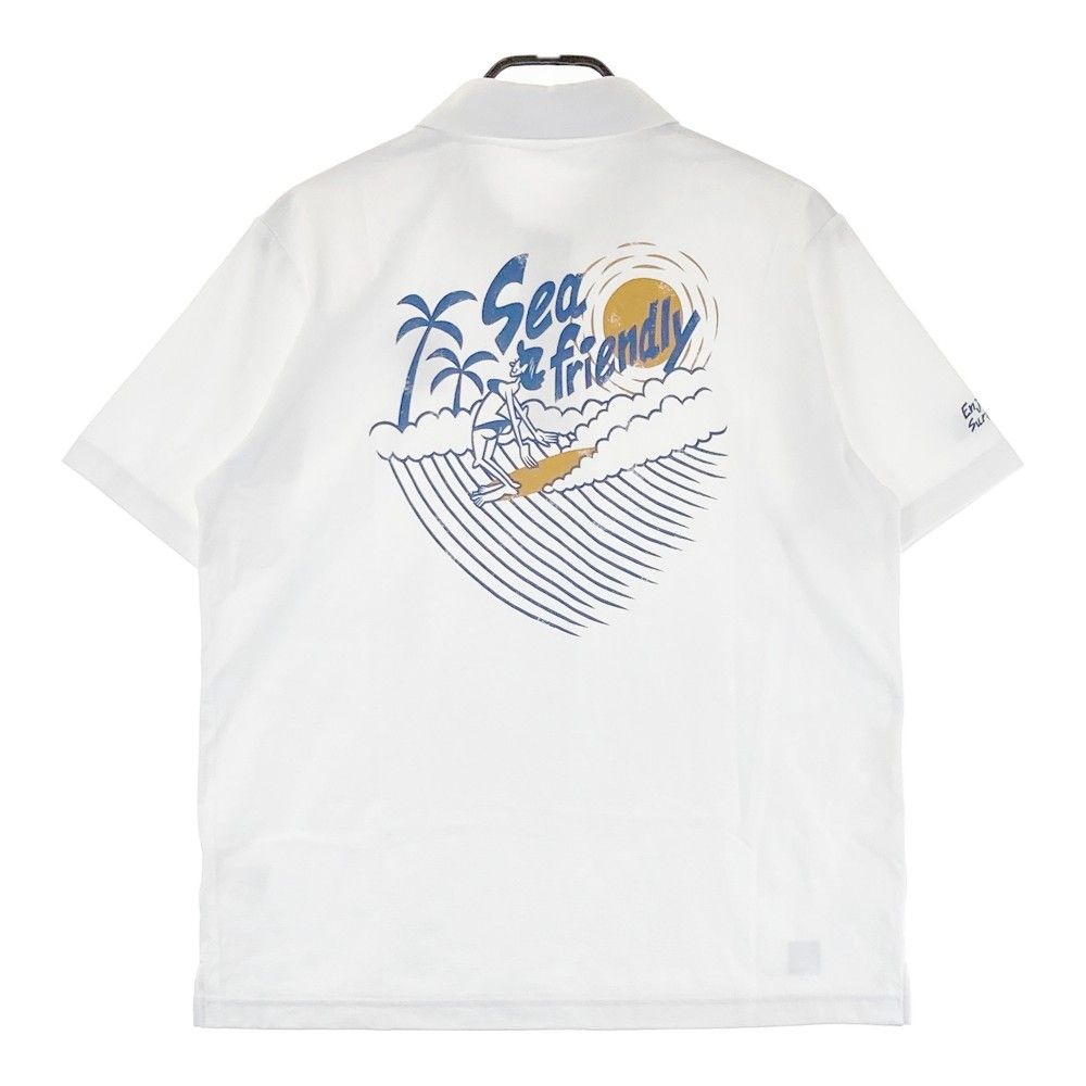 サイズ：L ROSASEN ロサーセン 半袖ポロシャツ ブラック系