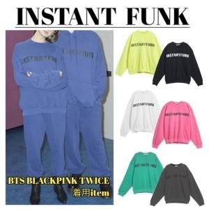 新品・未使用 BTS着用 INSTANTFUNK インスタントファンク トレーナー