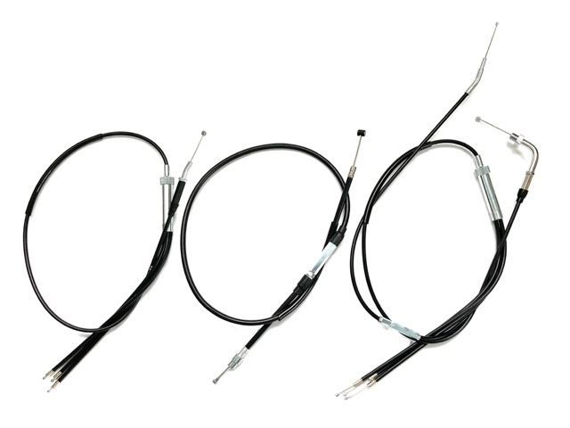 KH400 ワイヤー3点セット 純正長 メッシュ アクセルワイヤー クラッチワイヤー チョークワイヤー KH400 ワイヤー3点セット 純正長 メッシュ アクセルワイヤー クラッチ