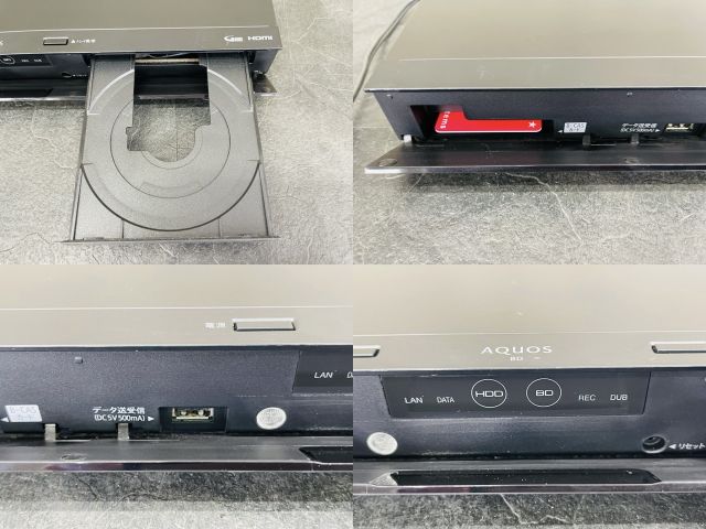 シャープ ブルーレイレコーダー 【中古】SHARP BDレコーダー BD-NW1100 2番組同時録画 映像機器 ブラック/71414