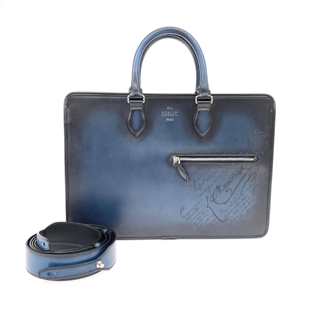 良好 Berluti ベルルッティ アンジュール スクリット ビジネス