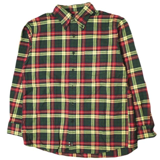 VAN JACKET INC. ヴァンヂャケット Tartan Check Flannel BD Shirt タータンチェックフランネルボタンダウンシャツ EN-99532 L グリーン/レッド JAC 長袖 伊勢丹チェック トップス g17887