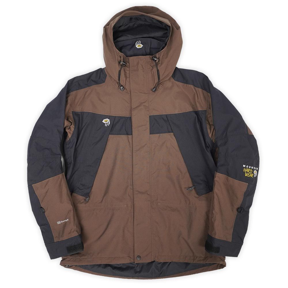 マウンテンハードウェア Mountain Hardwear 00s 2000年代 マウンテンパーカー アウトドア USA アメリカ ヴィンテージ 古着 メンズ コート ジャケット ブラック ブラウン M