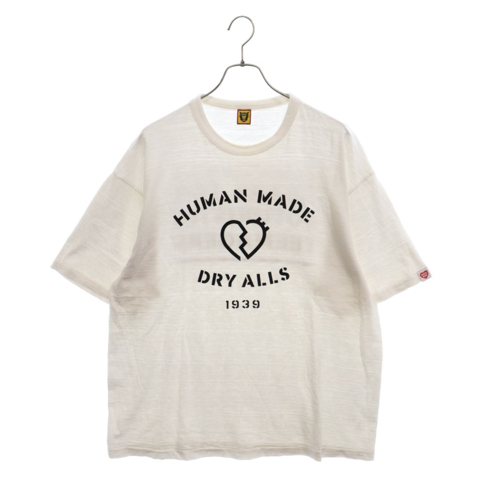 HUMAN MADE (ヒューマンメイド) 23SS Graphic T-Shirt #11 グラフィック ハートデザイン フロントロゴプリント  半袖Tシャツ ホワイト - メルカリ