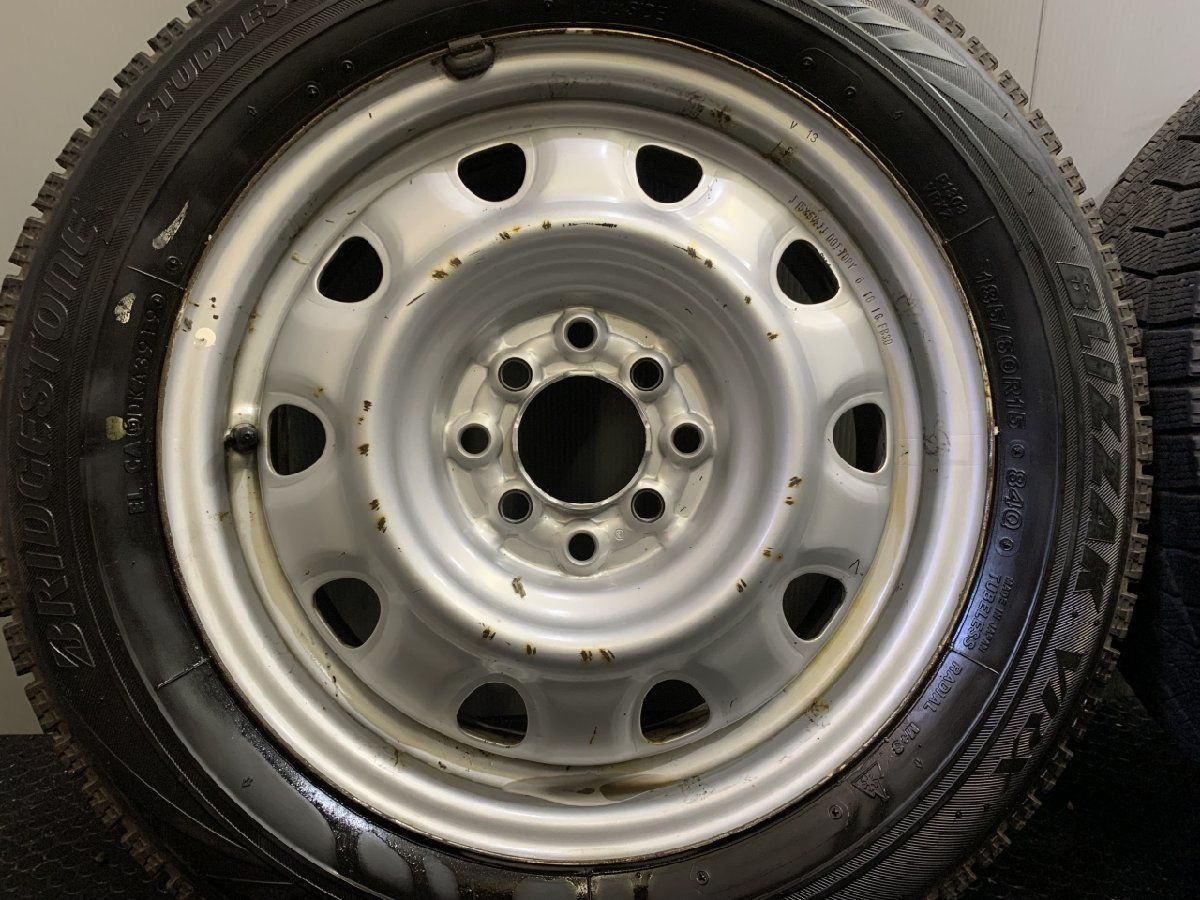 BS BLIZZAK VRX 185/60R15】スタッドレス【スチールホイール 15インチ