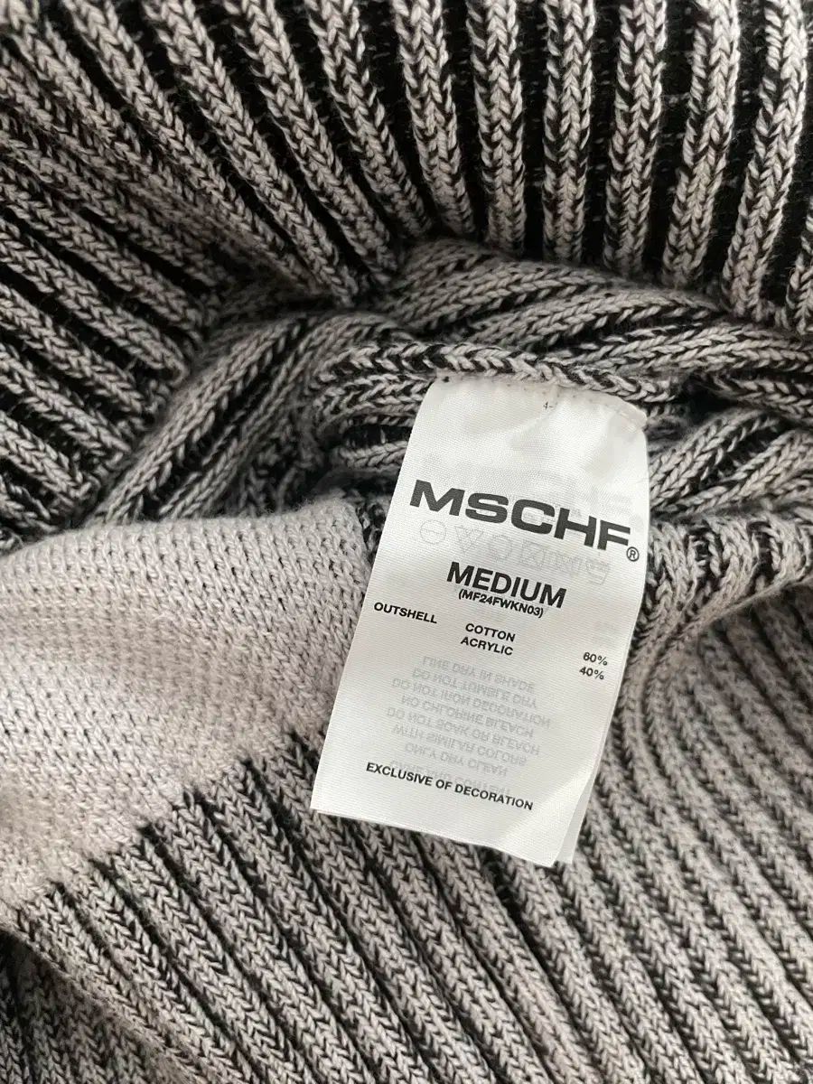 MISCHIEF ミスチーフ ジャガード ニット m