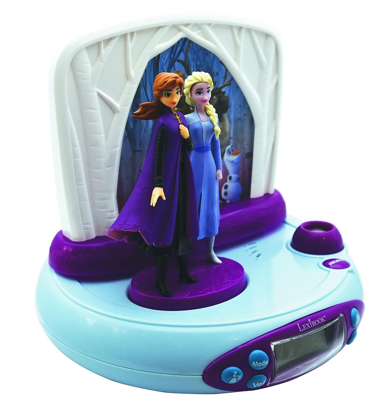 新着商品】デジタル時計 アナと雪の女王 置き時計 プロジェクター