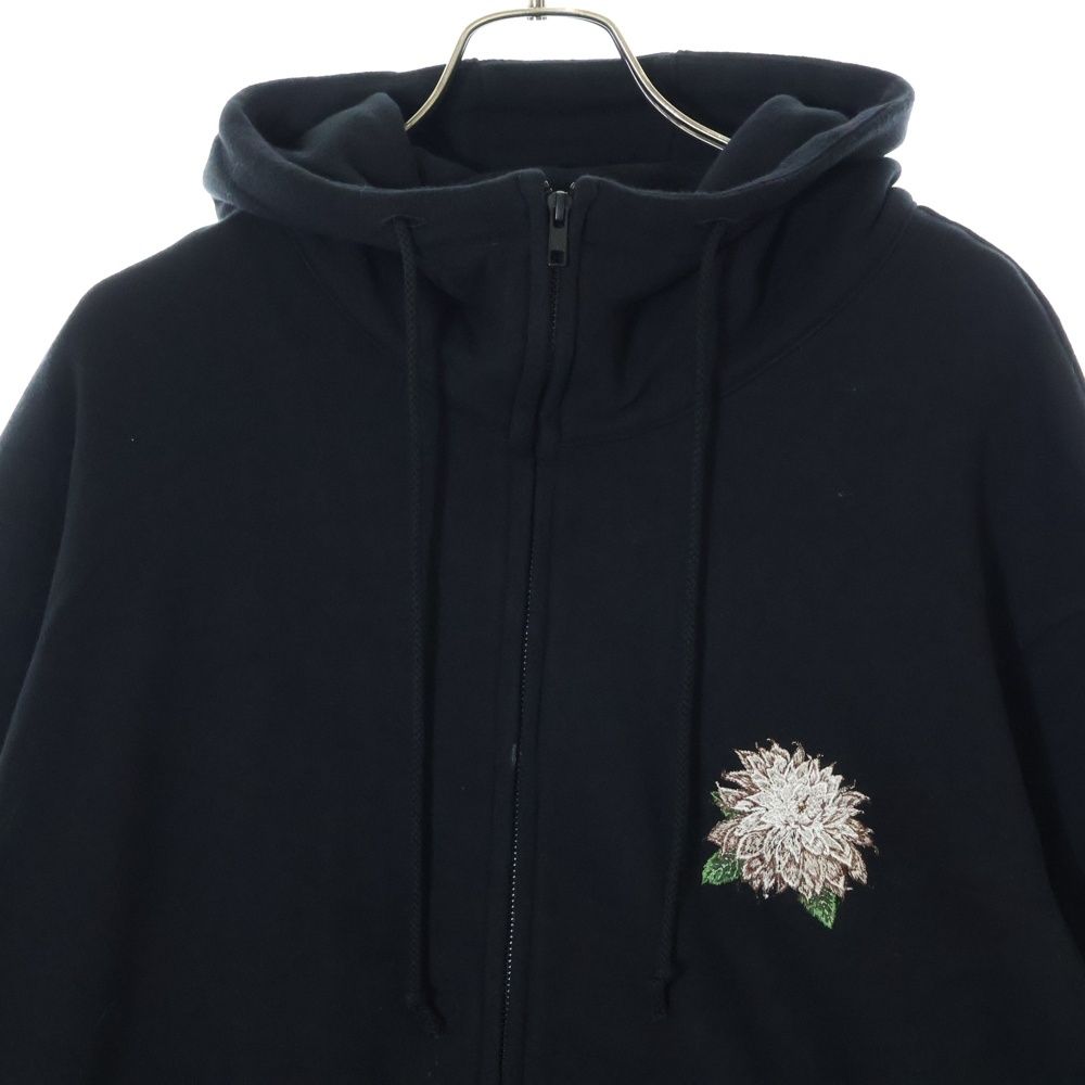 大人気【ヨウジヤマモト/ワイルドサイド】Embroidery Zip Hoodie WILDSIDE YOHJI YAMAMOTO (ワイルドサイド ヨウジ ヤマモト