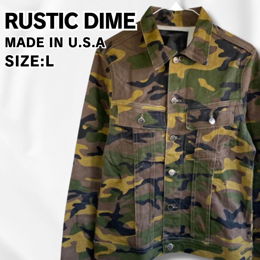 RUSTIC DIME ラスティックダイム デニムジャケット 迷彩 カモ MADE IN USA