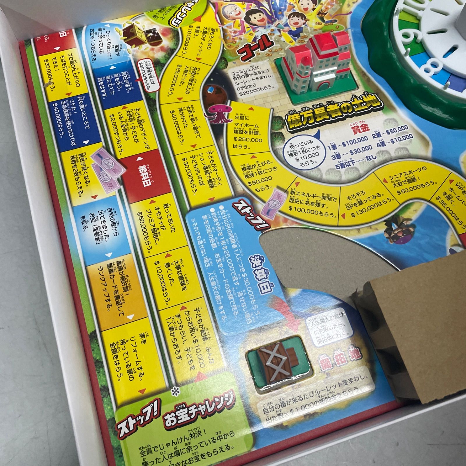 ◇ TAKARA TOMY 人生ゲーム 8代目 ボードゲーム 2～6人用 【開封