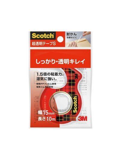 まとめ スリーエム 3M スコッチ 超透明テープS ディスペンサー付 15mm×10m 小巻 1巻 CC1510-D-N CC1510-D-N ×100セット