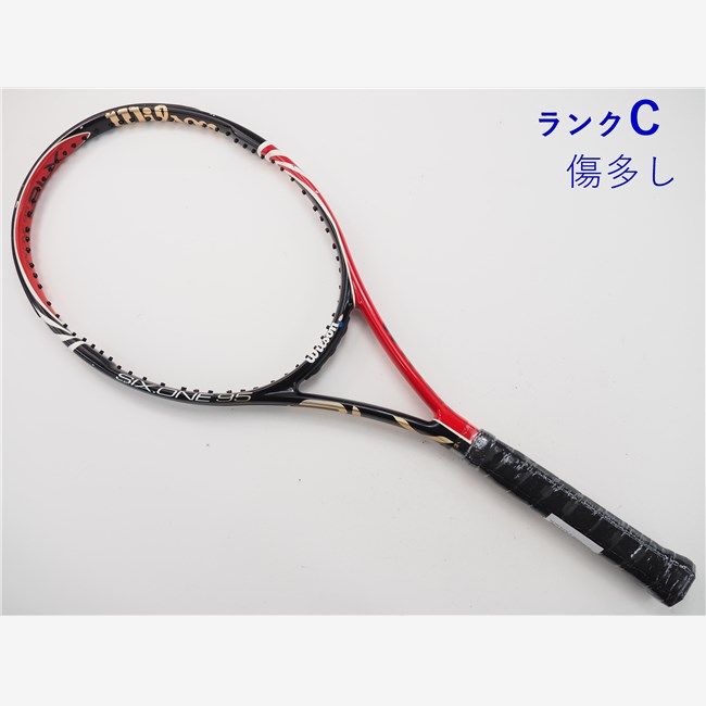 中古 テニスラケット ウィルソン シックスワン BLX 95 JP 2010年モデル【一部グロメット割れ有り】 (G2)WILSON SIX.ONE  BLX 95 JP 2010