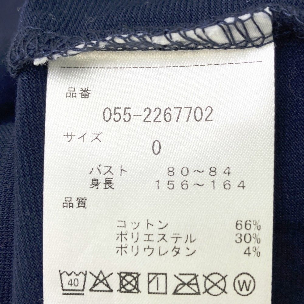 サイズ：0 PEARLY GATES パーリーゲイツ ハイネック半袖Tシャツ