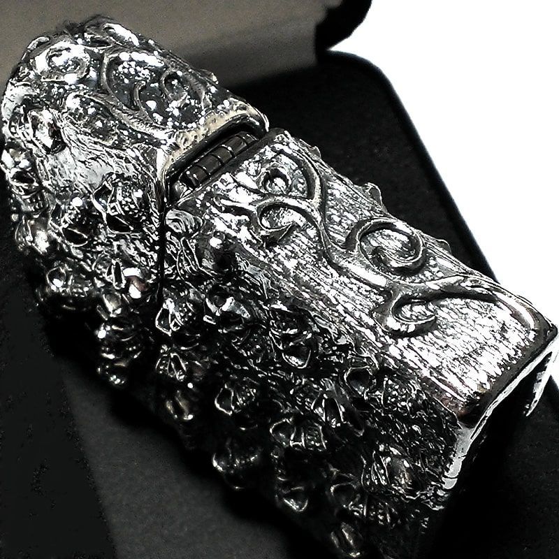 ジッポ スカルジャケット 超重厚 メタルジャケット ZIPPO