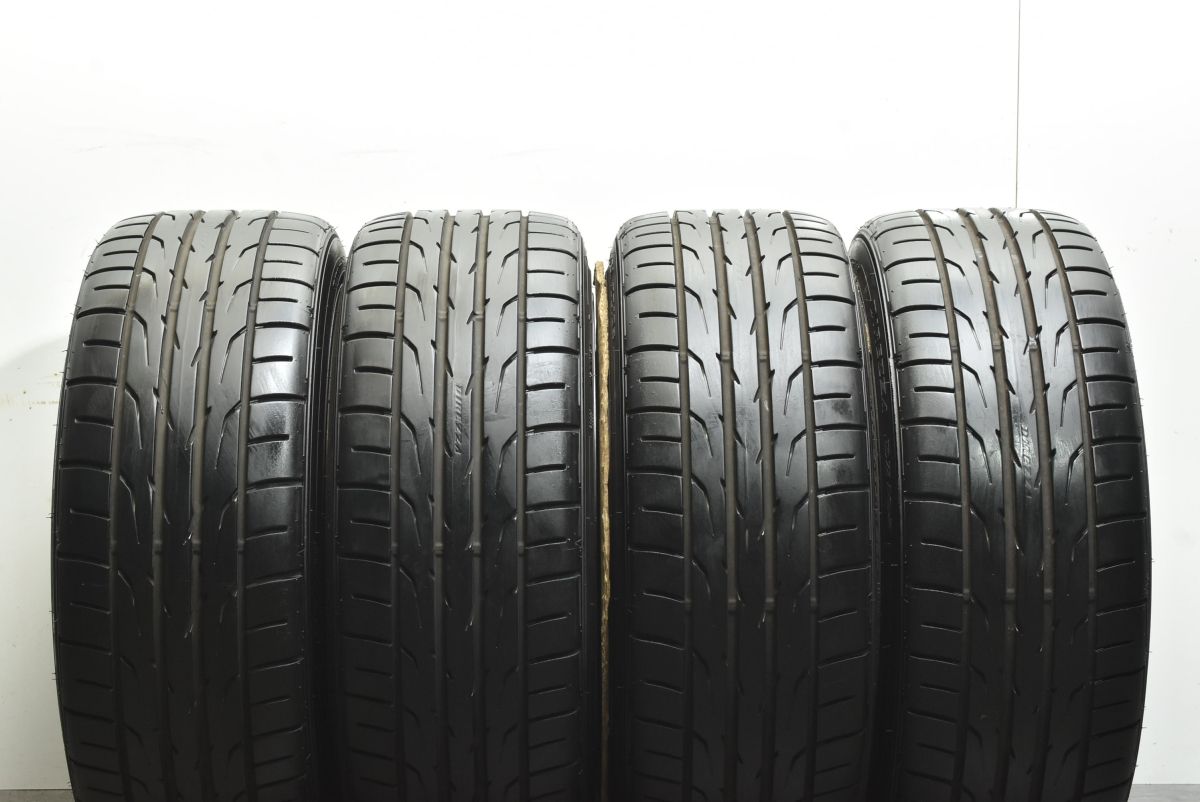 【バリ溝 鍛造品】アドバンレーシング RZ 18in 8J +48 PCD112 ダンロップ ディレッツァ DZ102 225/40R18 アウディ A3 S3 VW ゴルフ 即納可