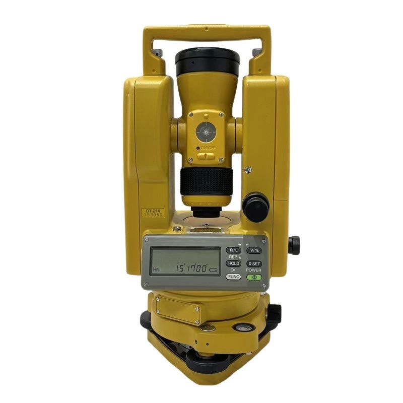 TOPCON トプコン デジタルセオドライト 測量機器 DT-214 イエロー 通電のみ 22507K323