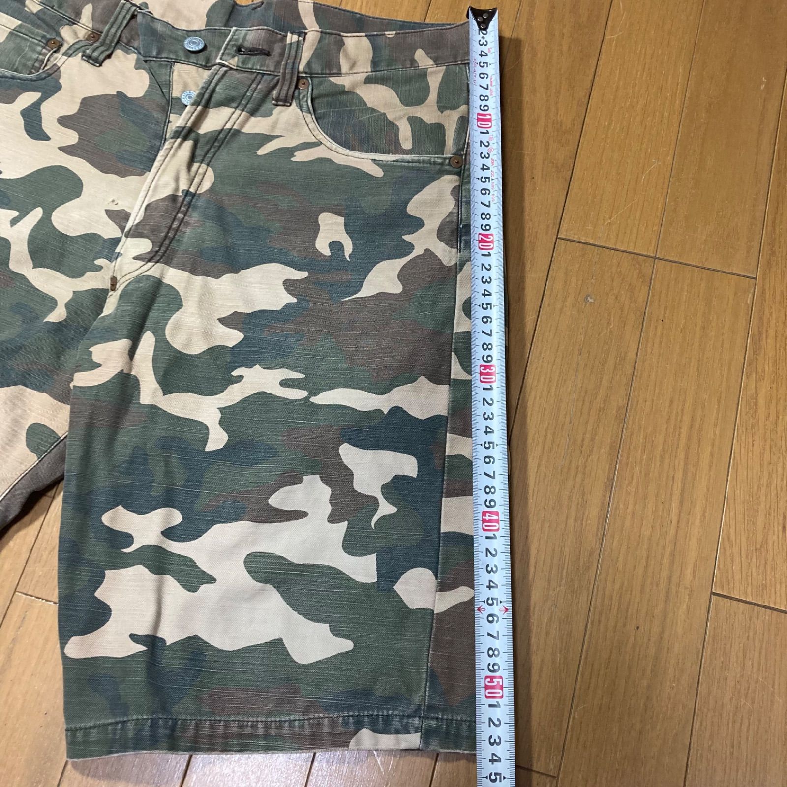evisu迷彩柄 ショートパンツ サイズ32(中古)【明日取り下げ予定】 EVISU ショート パンツ 迷彩 エヴィス ハーフパンツ - メルカリ