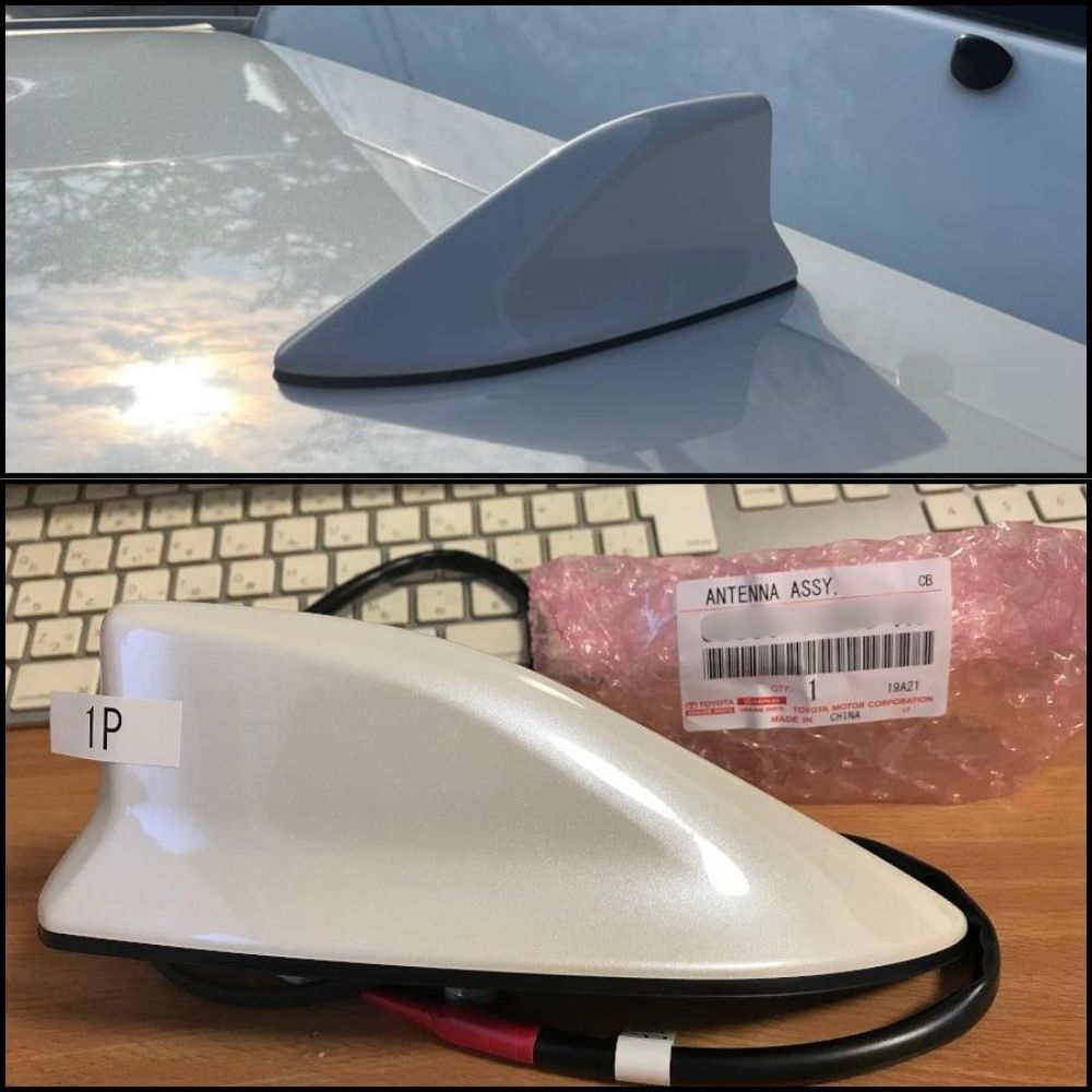 トヨタ 純正 TOYOTA 正規 アンプ アンテナ オーリス NRE185 NRE185H NZE181 ZWE186 ホワイト系 パーツ エンジン タイヤ カスタム
