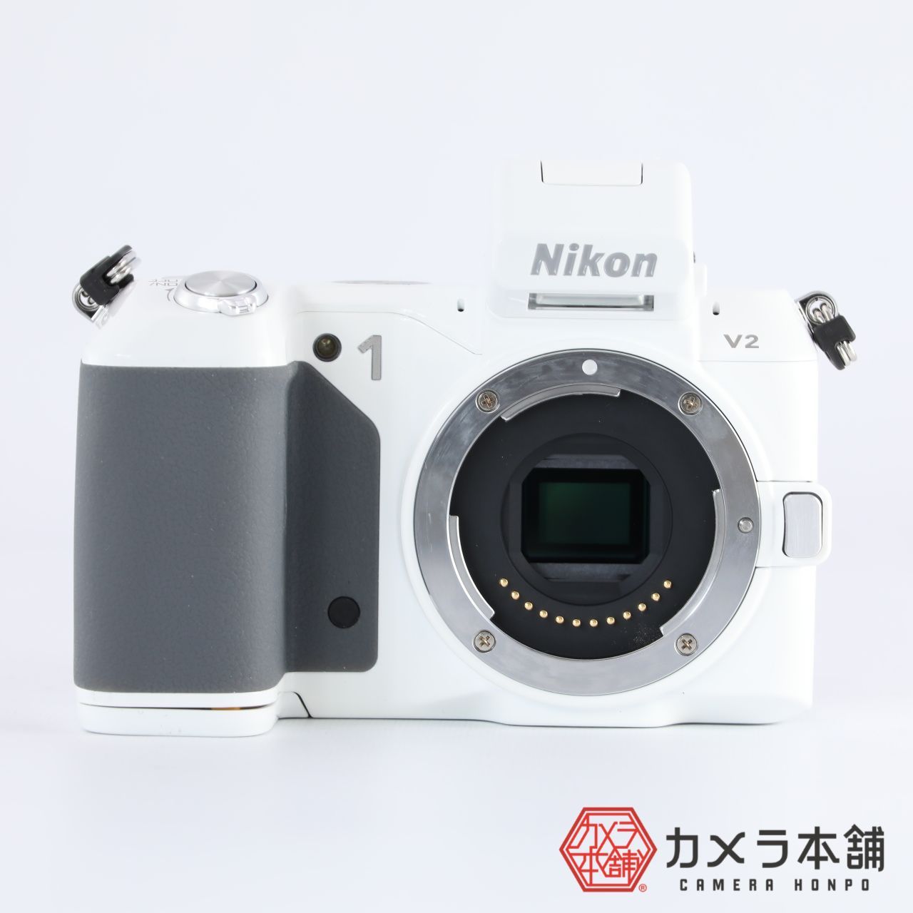 ☆シャッター数9159回☆ ニコン NIKON 1 V2 ボディ ホワイト - デジタルカメラ