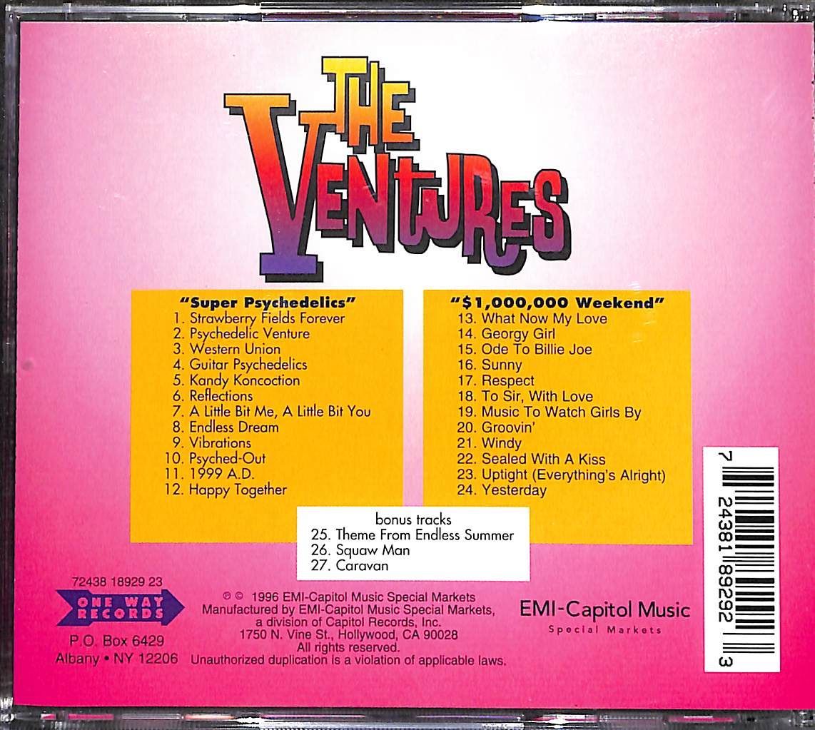 【CD】The Ventures Super Psychedelics $1