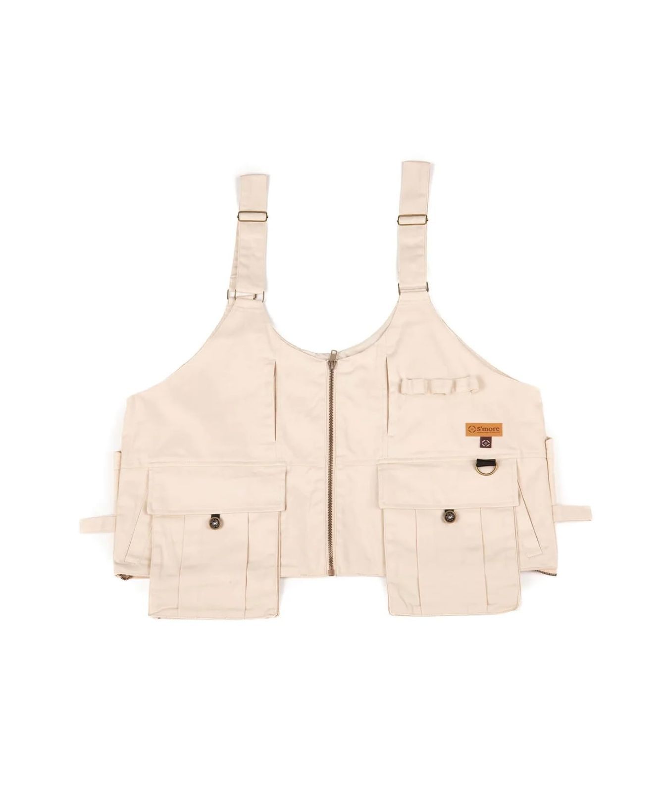 Size L_Color ベージュ S more スモア 耐火2WAYキャンプベスト fireproofing 2WAY campvest ユニセックス smoAtkbvs2wa L ベージュ