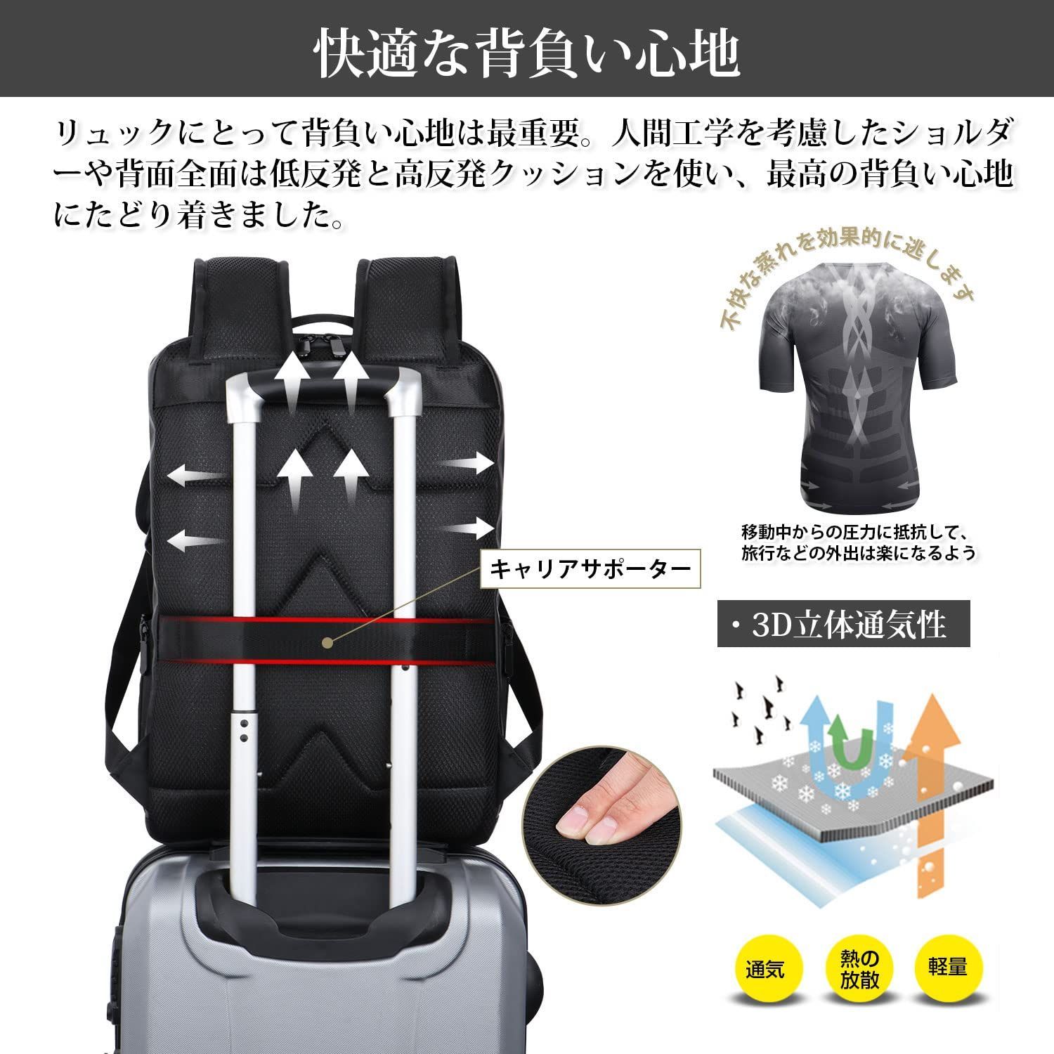 軽量 リックサックメンズ