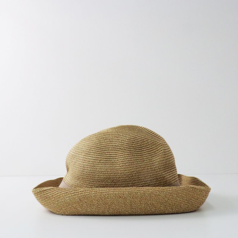 美品 マチュアーハ mature ha.BOXHAT 11cm brim ボックスハット グログランリボン /ナチュラルXベージュ  帽子【2400013566841】 - メルカリ