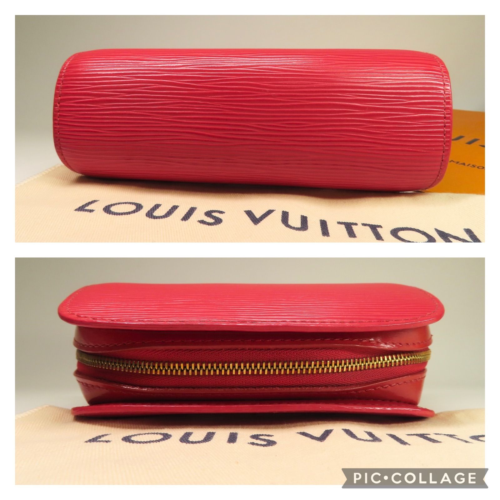 最高級 LOUIS ポーチ レッド ドーフィーヌ SP0013 エピ VUITTON その他