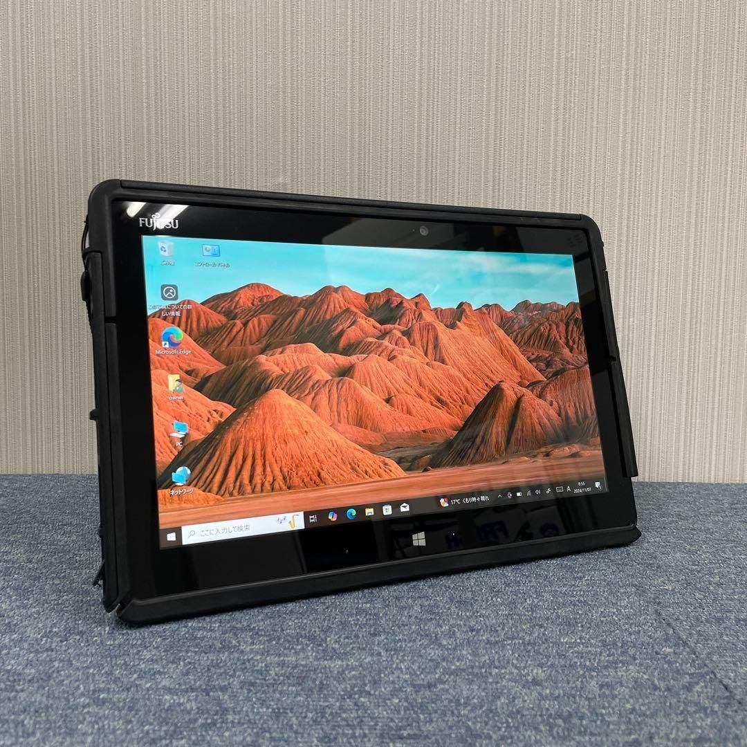 Amazon.co.jp: 富士通 タブレットPC 10.1型 ARROWS Tab Q506/Windows 10 Pro/MS Office  2019/カメラ内蔵/IPS Alpha液晶/WUXGA(1920×1200)/Atom  x5-Z8500/WI-FI/Bluetooth/メモリ:4GB/SSD:64GB : パソコン・周辺機器