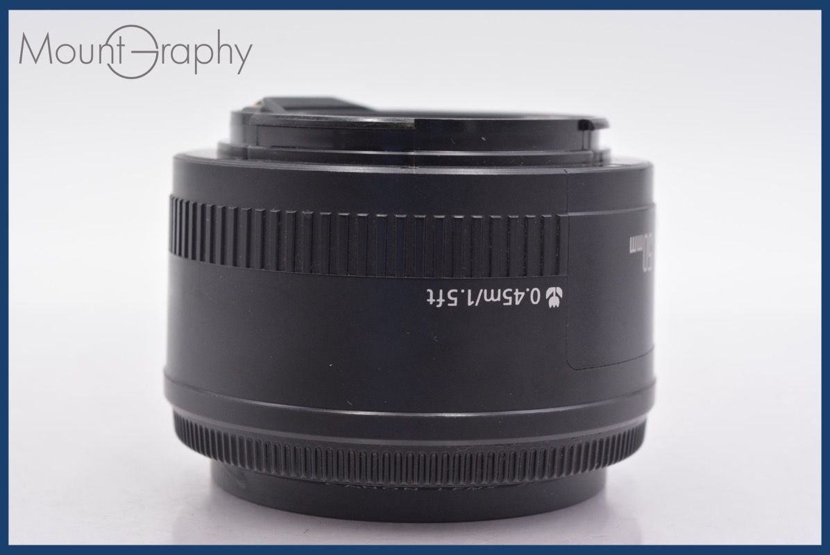 ☆良品☆ キヤノン Canon EF 50mm F1.8 II 前後キャップ&レンズ