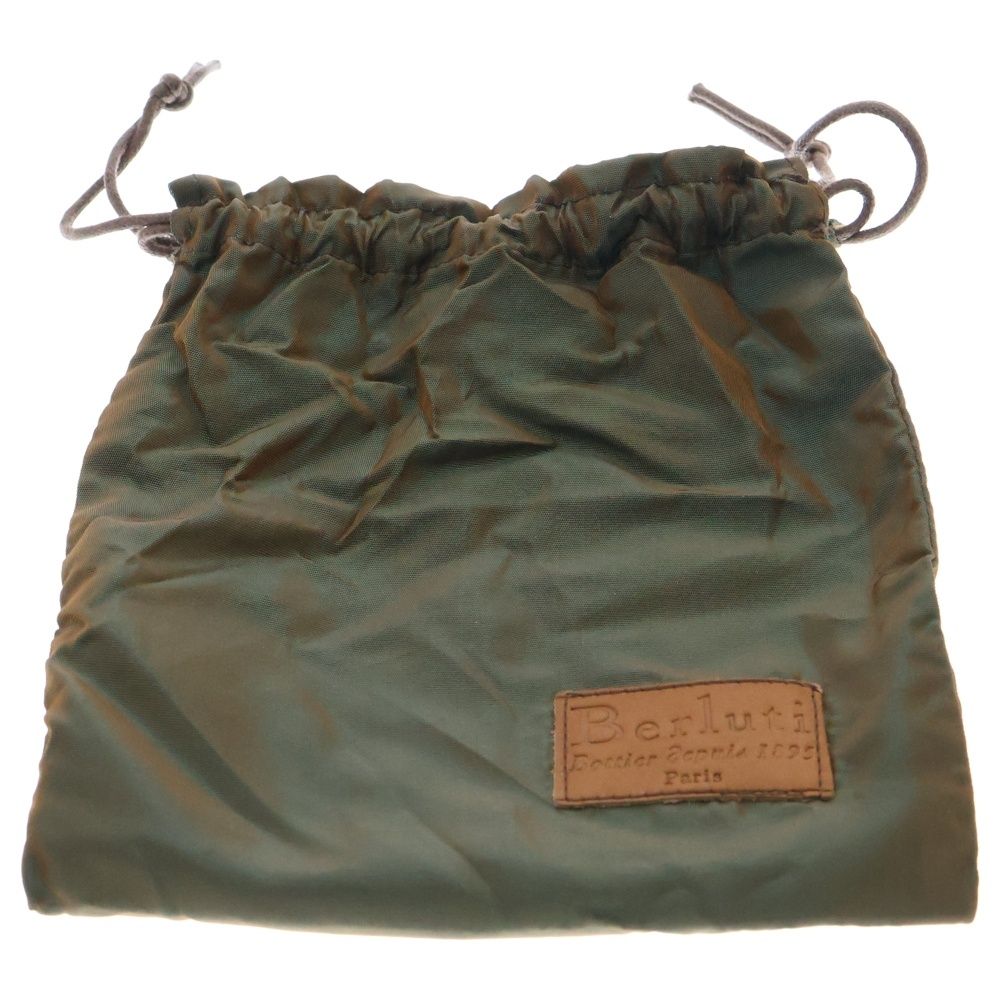 極美品◆BERLUTI 名刺入れ カリグラフィ ブラウン カードケース BERLUTI - 美品 ベルルッティ Berluti カードケース パスケース