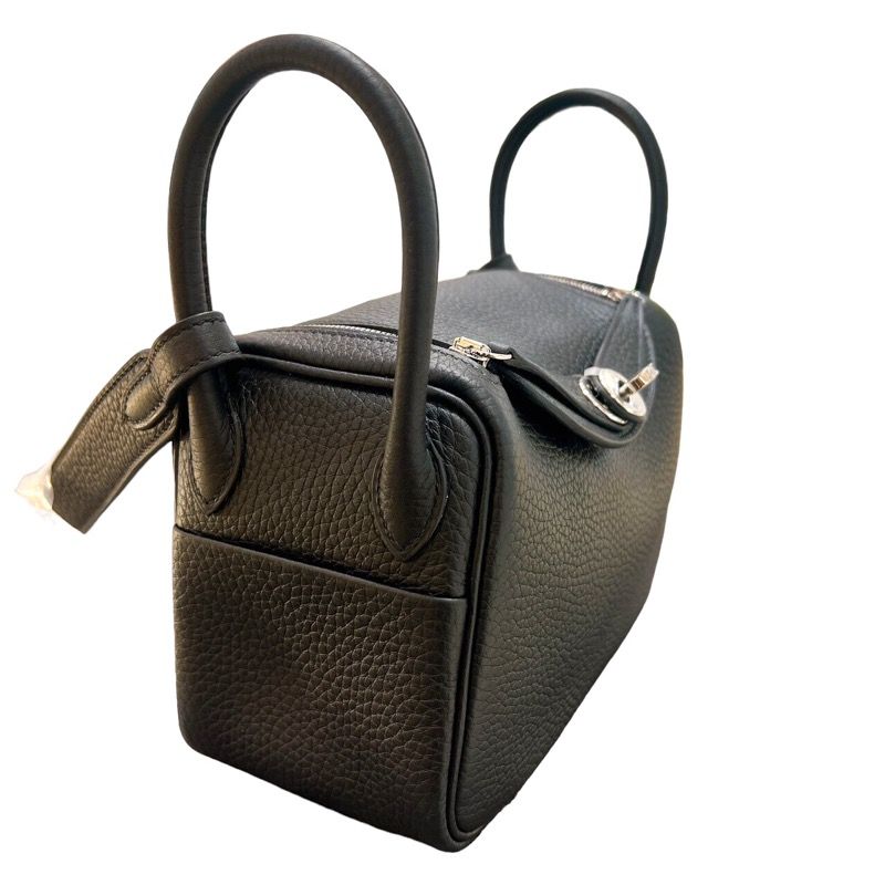 エルメス HERMES リンディミニ W刻印 ブラック ・シルバー金具  