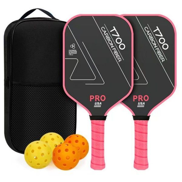2個セット ピックルボール パドル AGASSI T700カーボンファイバー 2個セットピックルボール パドル T700生カーボンファイバー 16mm