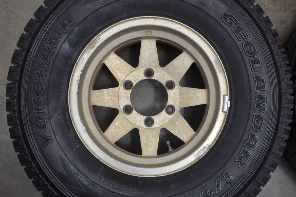 品 ASAHI マッドスポーク 15in 7J 12 139.7 ヨコハマ ジオランダー I|T G072 31×10.50R15 6PR 70 ランクル リフトアップサイズ TRITUETUBI_COM