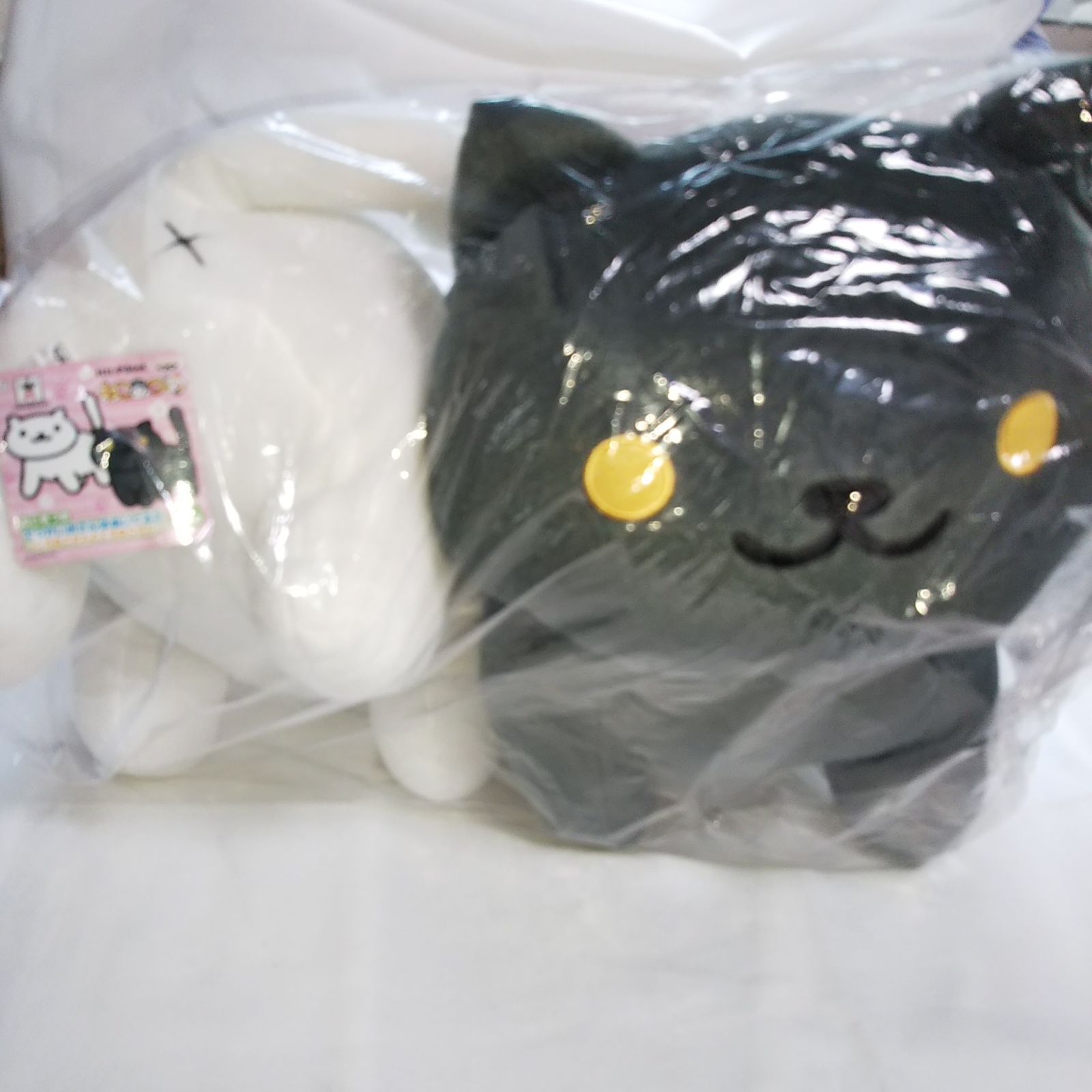 ねこあつめ★でっかいおさんぽぬいぐるみ/しろねこさん&くろねこさん 全2種セット★プライズ新品 《30cm！》ねこあつめ でっかいぬいぐるみおさむらいさん 豆太郎 | フリマアプリ ラクマ