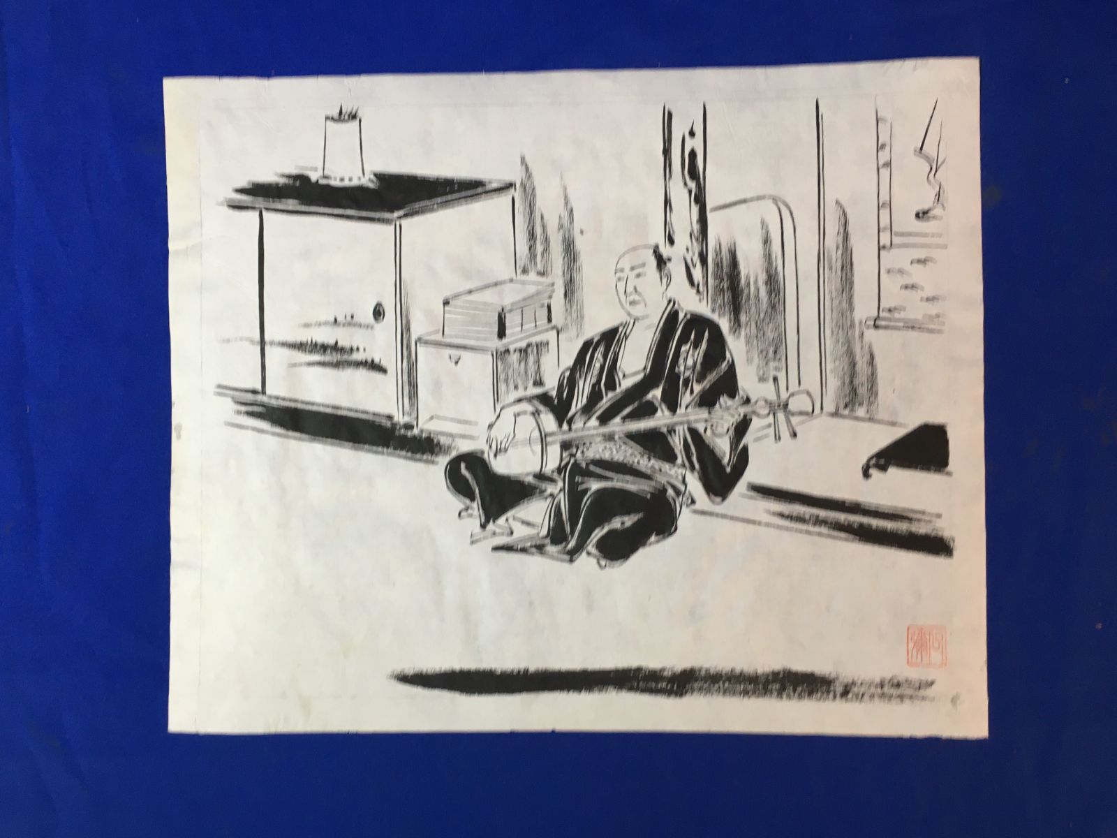 CK1969イ☆真筆保証 中一弥 肉筆原画 挿絵 原稿 作品 - メルカリ