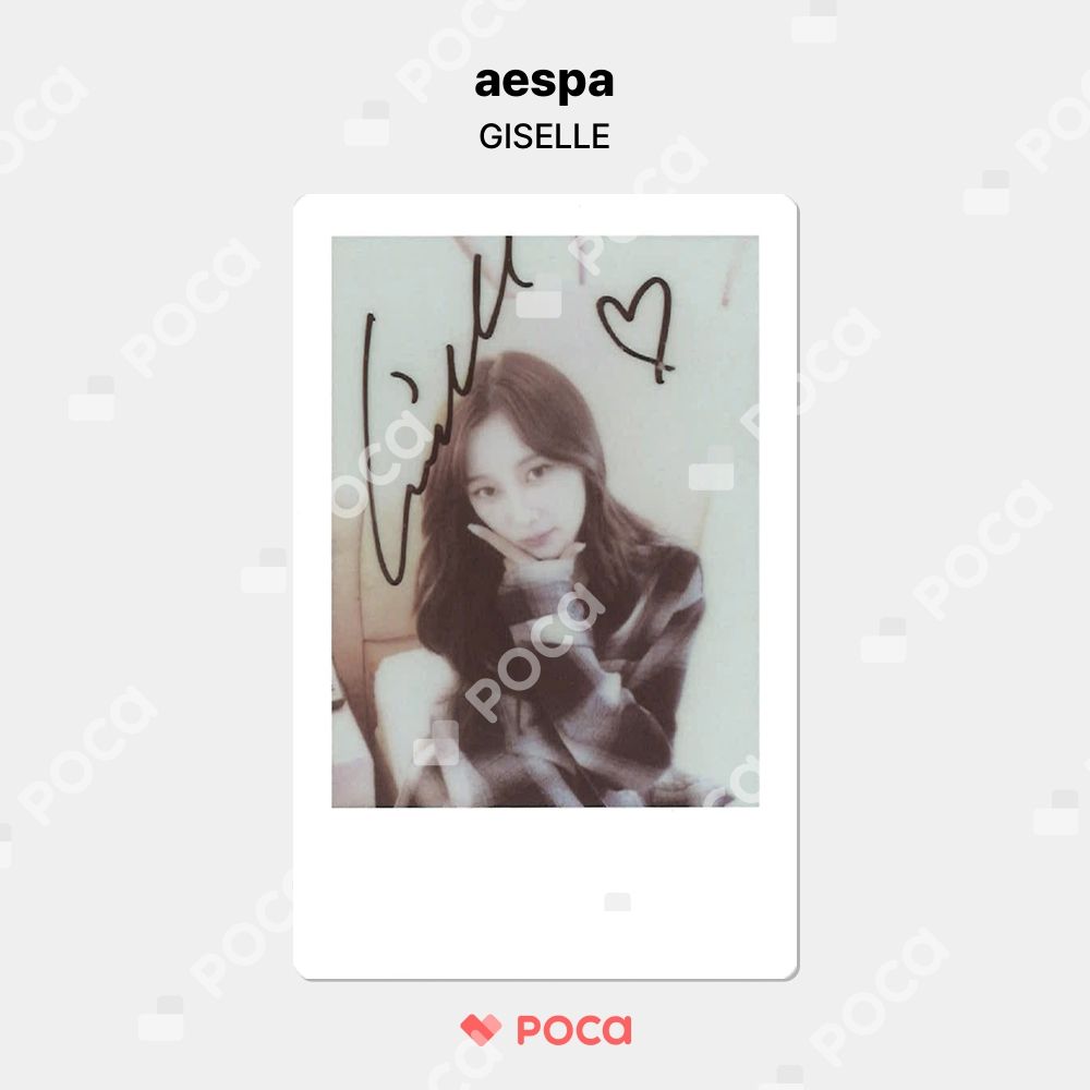 aespa Armageddon 中華 KMS 上海カフェ 当選者限定 ジゼル BUNJANG] Aespa Armageddon kms Shanghai cafe pre-order