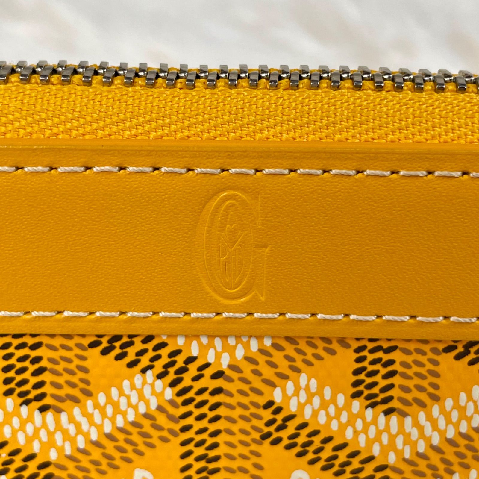 美品】GOYARD ゴヤール マティニョン ミニ コインケース イエロー