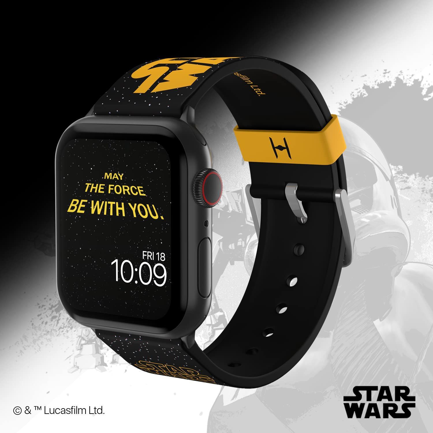 41mm 40mm 38mm 42mm サイズ 44mm シリーズに対応 ベルト アップルウォッチ 45mm 交換 コンパチブル バンド スマートウォッチ watch アダプター オフィシャル Apple ライセンス 銀河 スターウォーズ ウォッ CHRISTIANNAURATH_COM_BR