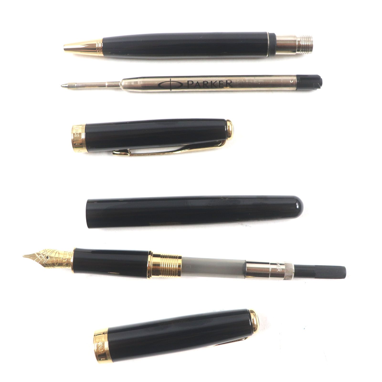 希少品】PARKERフライター OCTANIUMニブ万年筆＆ボールペンセット