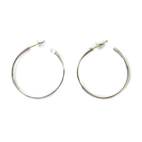 キャリアリング CAREERING PLACEBO 1301 ピアス 両耳 925 K18 シルバー  