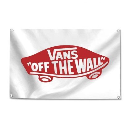 特大フラッグ/旗バナー「VANSシューズ」約150cm×90cm 15064