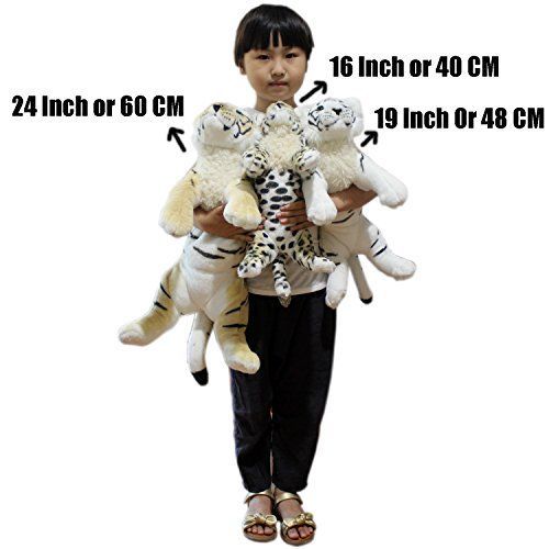 60 CM_ホワイトチーター TAGLN おもちゃの動物ぬいぐるみ子供の枕誕生